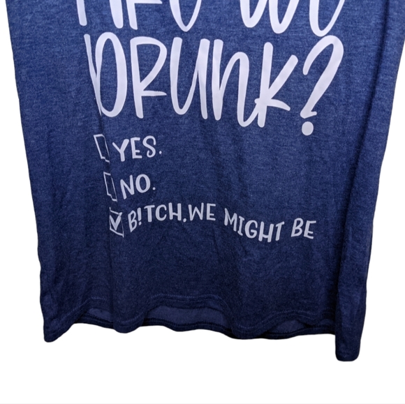 Bachelorette "Are We Drunk?" Tank Top πΈπ - Picture 4 of 7